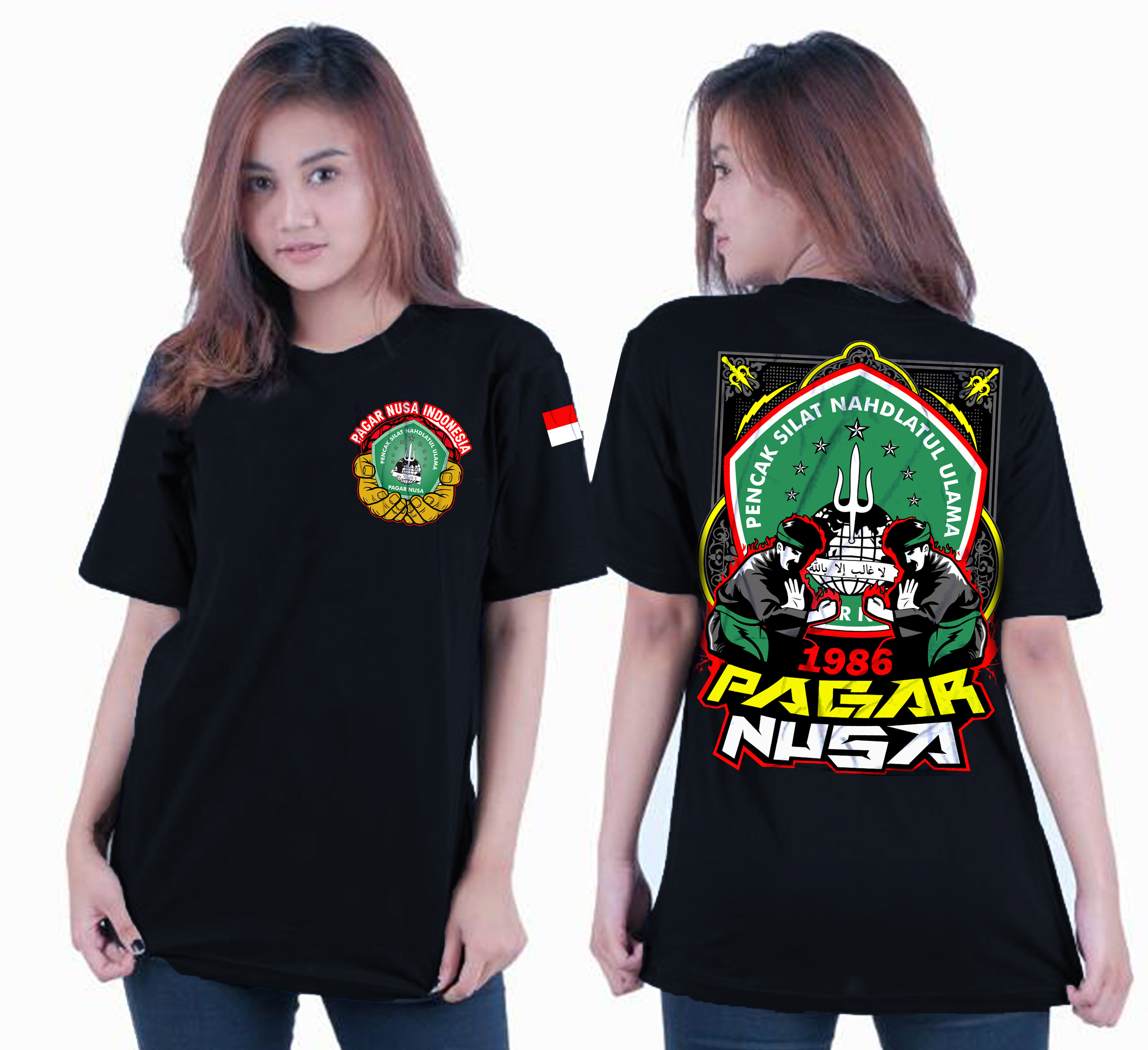 Detail Desain Kaos Pagar Nusa 1986 Nomer 53