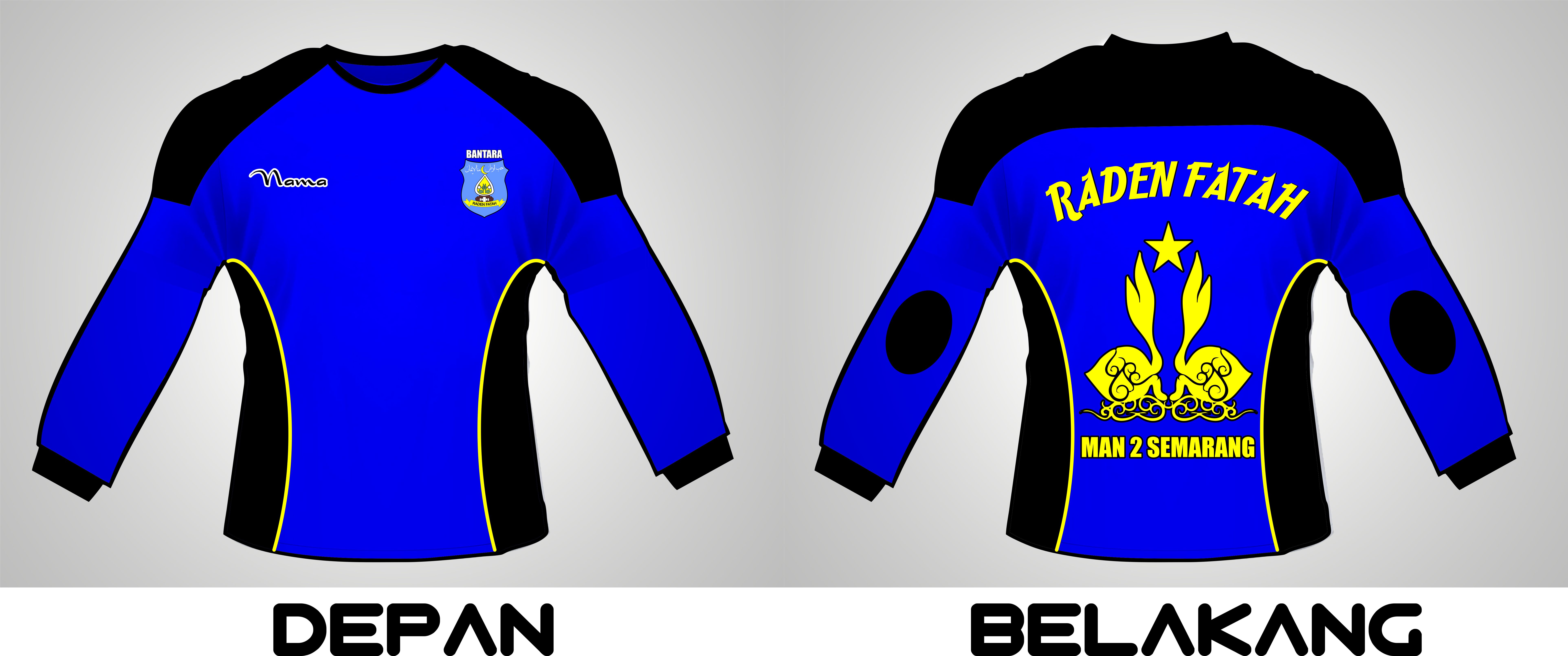 Detail Desain Kaos Panjang Nomer 29