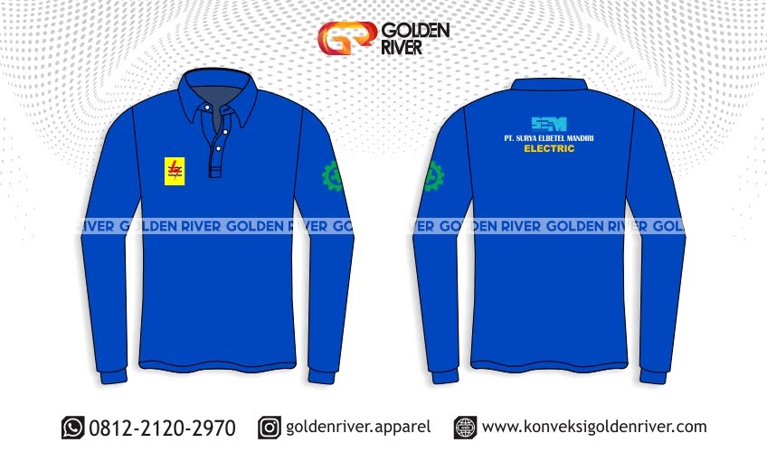Detail Desain Kaos Panjang Nomer 33