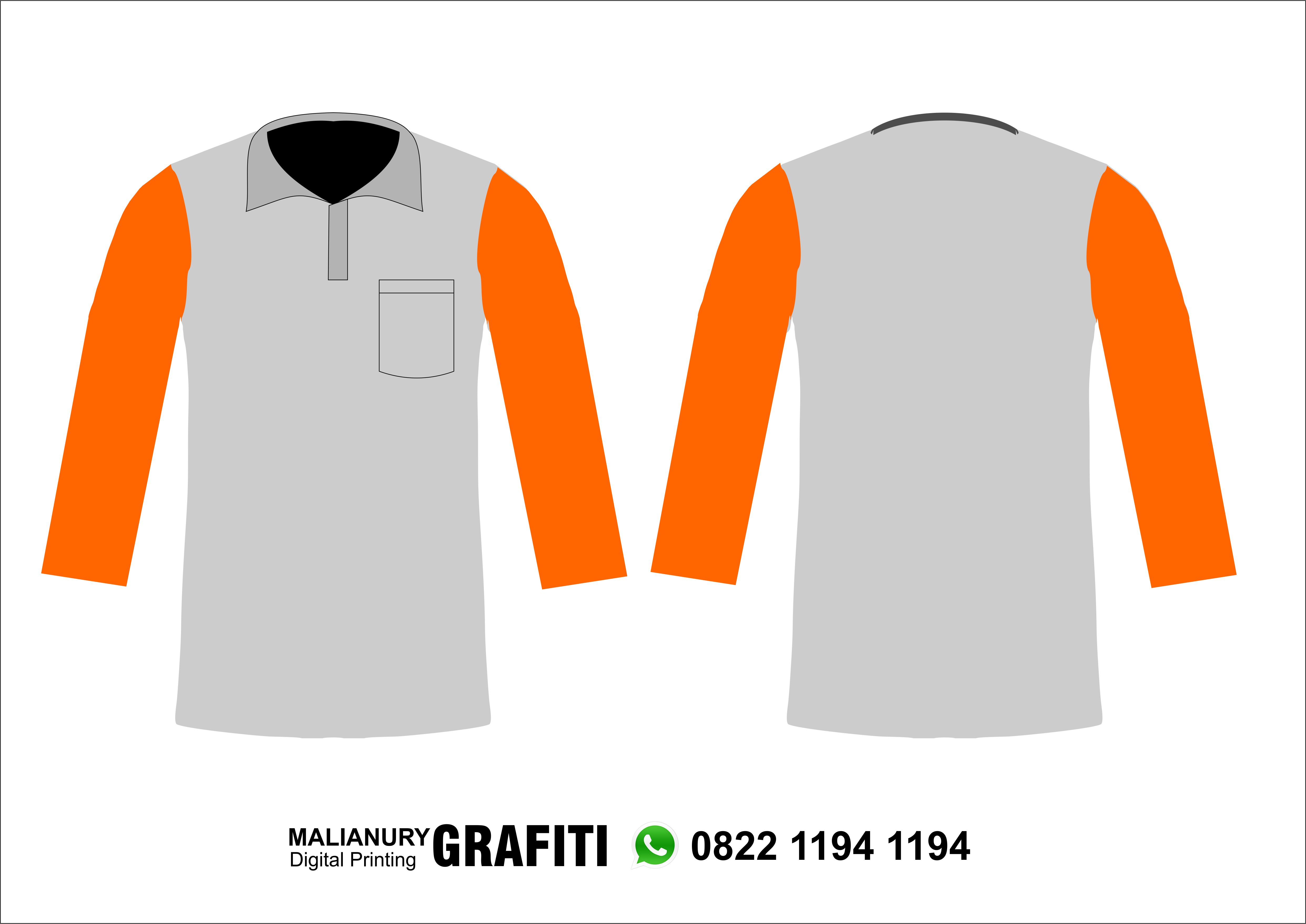 Detail Desain Kaos Panjang Nomer 4