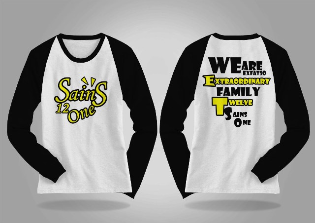 Detail Desain Kaos Panjang Nomer 55