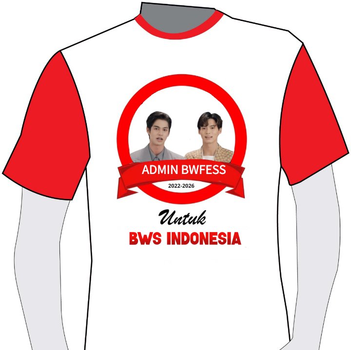 Detail Desain Kaos Partai Nomer 26