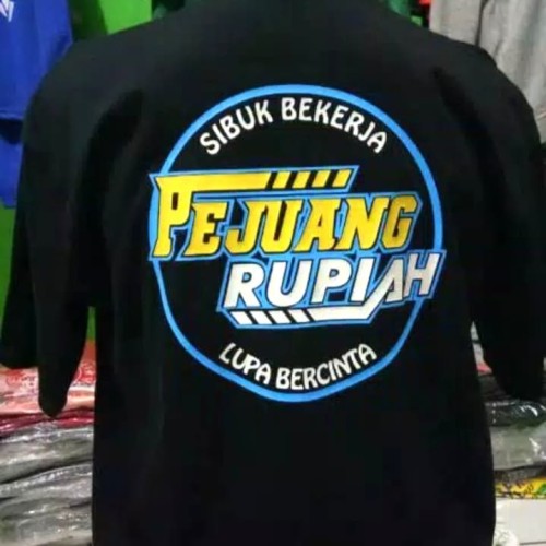 Detail Desain Kaos Pejuang Rupiah Nomer 12