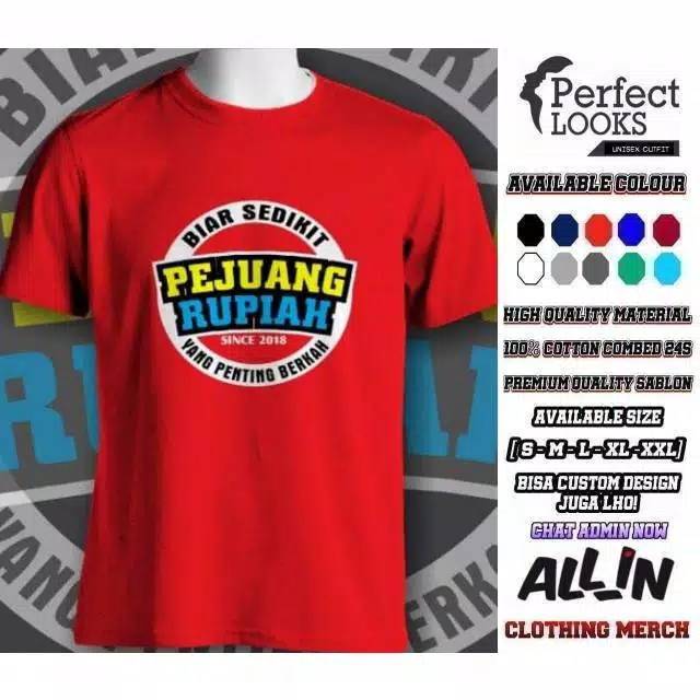 Detail Desain Kaos Pejuang Rupiah Nomer 24