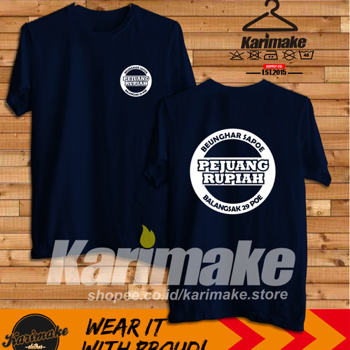 Detail Desain Kaos Pejuang Rupiah Nomer 30