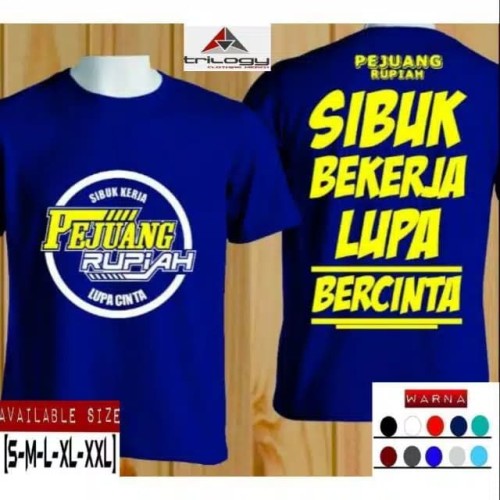 Detail Desain Kaos Pejuang Rupiah Nomer 44