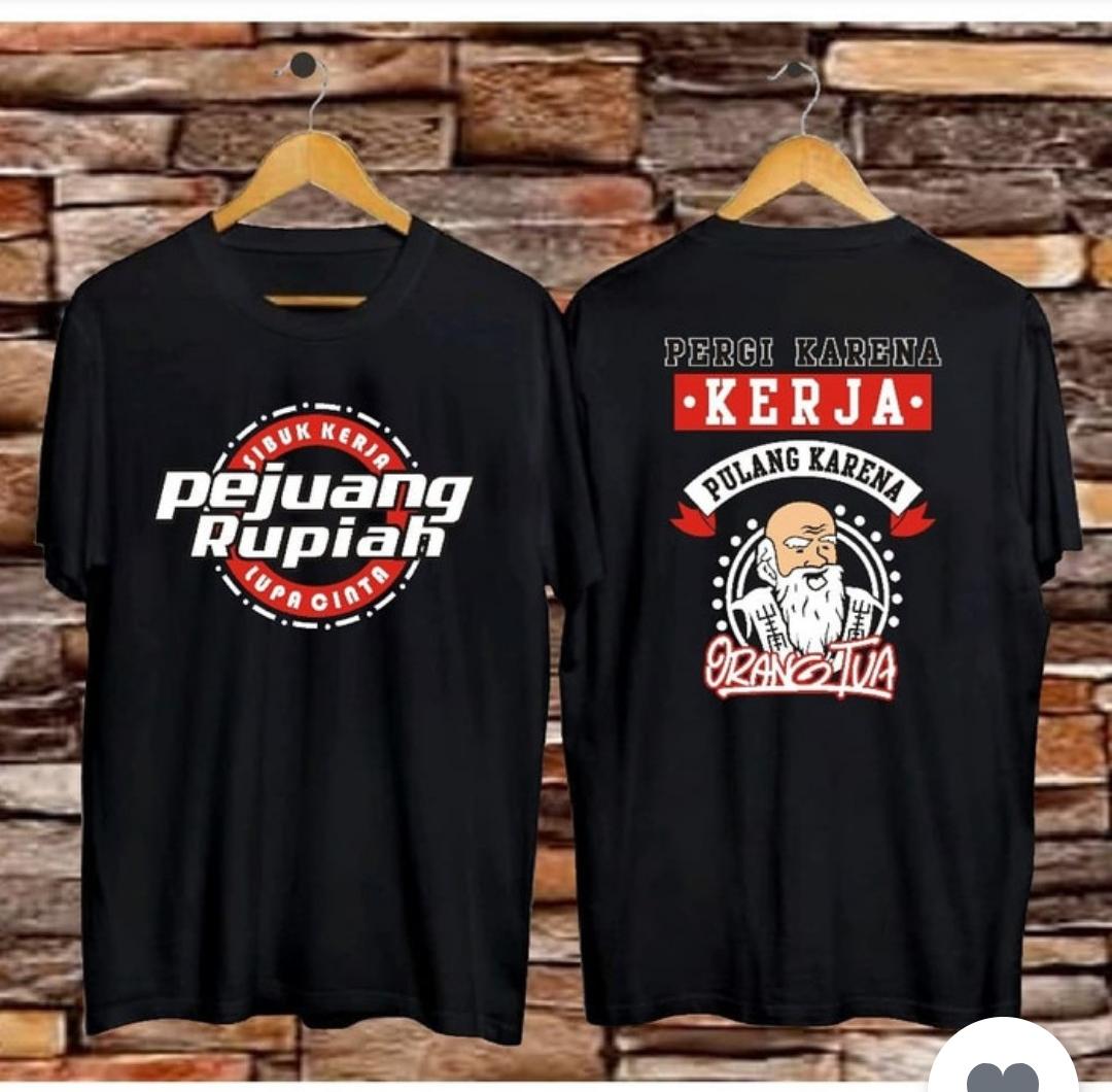 Detail Desain Kaos Pejuang Rupiah Nomer 50