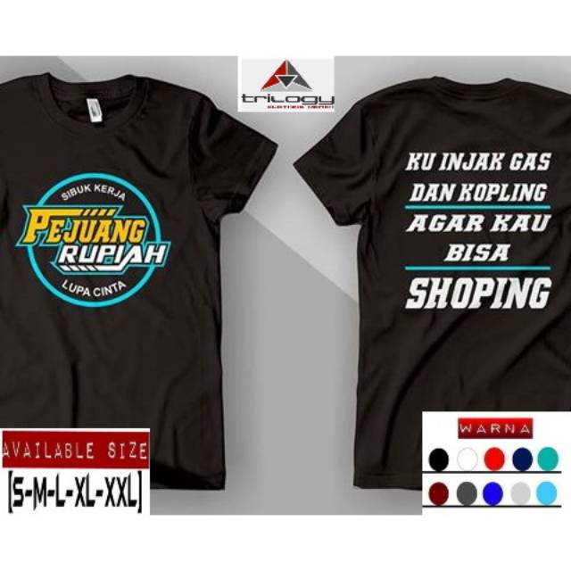 Detail Desain Kaos Pejuang Rupiah Nomer 51