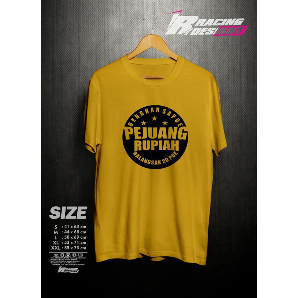 Detail Desain Kaos Pejuang Rupiah Nomer 55