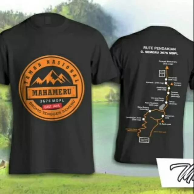 Detail Desain Kaos Pendaki Nomer 36