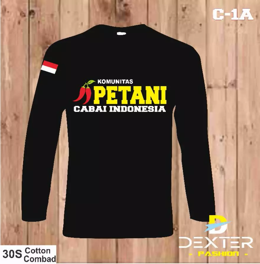 Detail Desain Kaos Petani Nomer 17