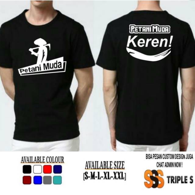 Detail Desain Kaos Petani Nomer 33