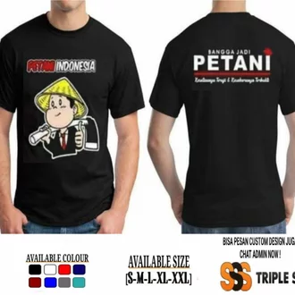 Detail Desain Kaos Petani Nomer 45