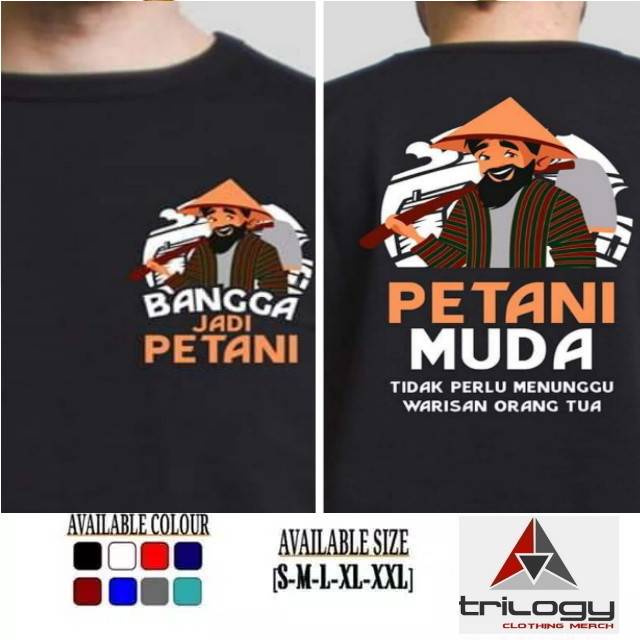 Detail Desain Kaos Petani Nomer 10