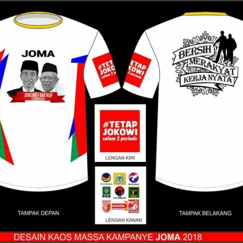 Detail Desain Kaos Pilkada Nomer 9