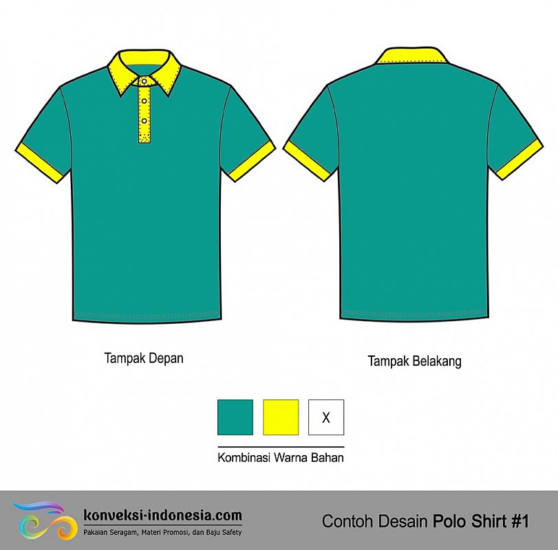 Detail Desain Kaos Polo Nomer 30