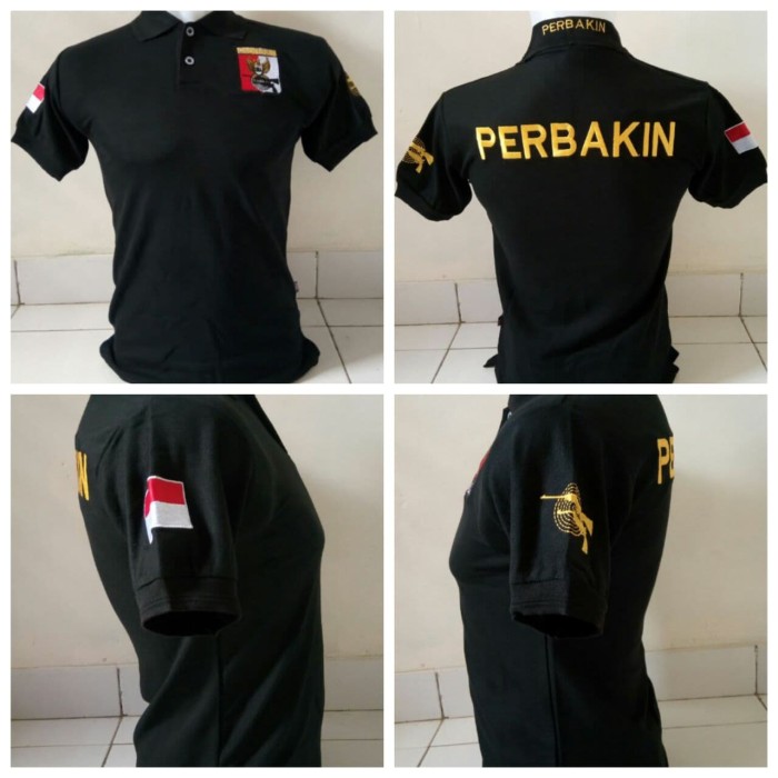 Detail Desain Kaos Polo Hitam Polos Nomer 38