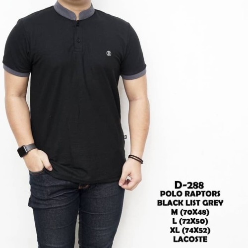 Detail Desain Kaos Polo Hitam Polos Nomer 39