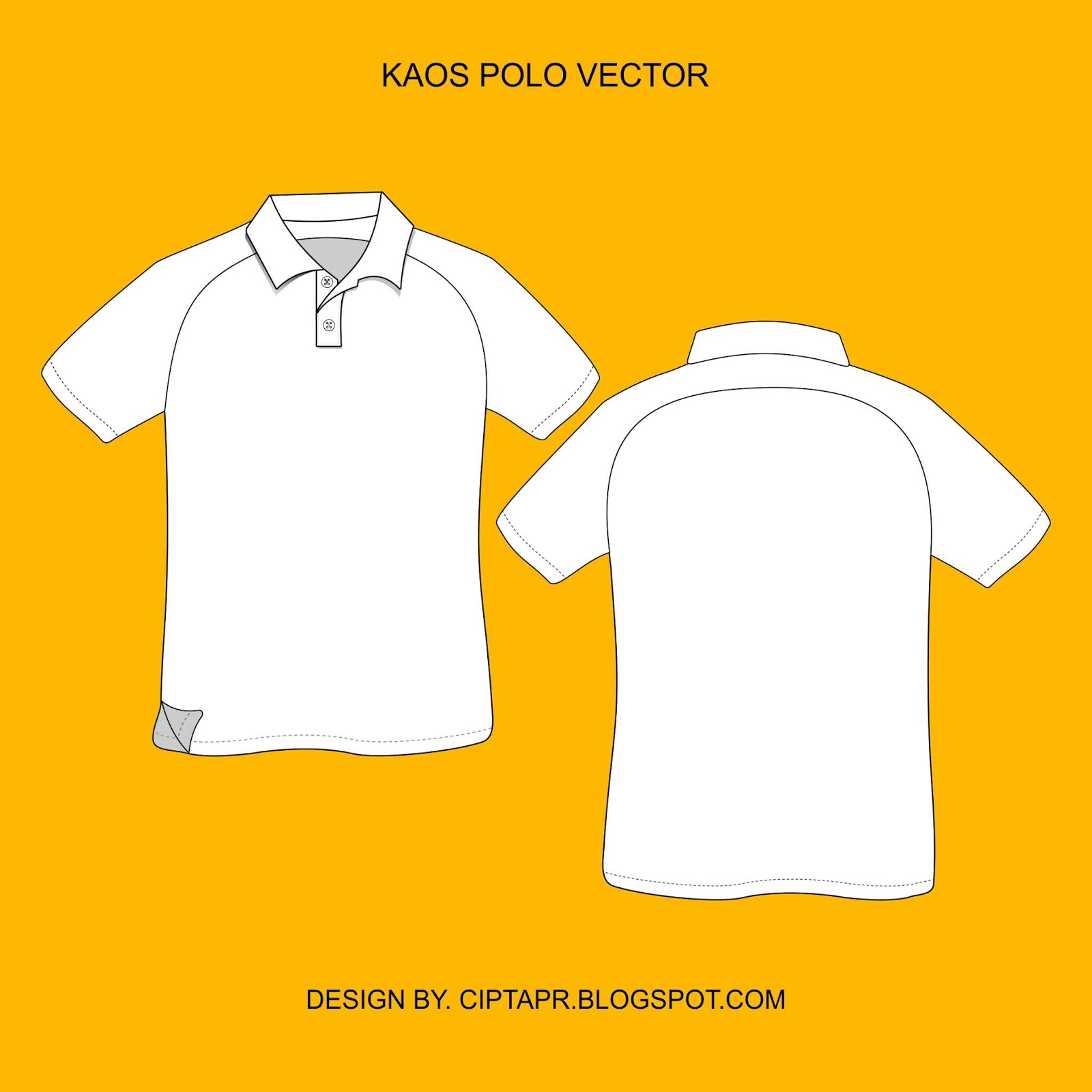 Detail Desain Kaos Polo Vector Nomer 34