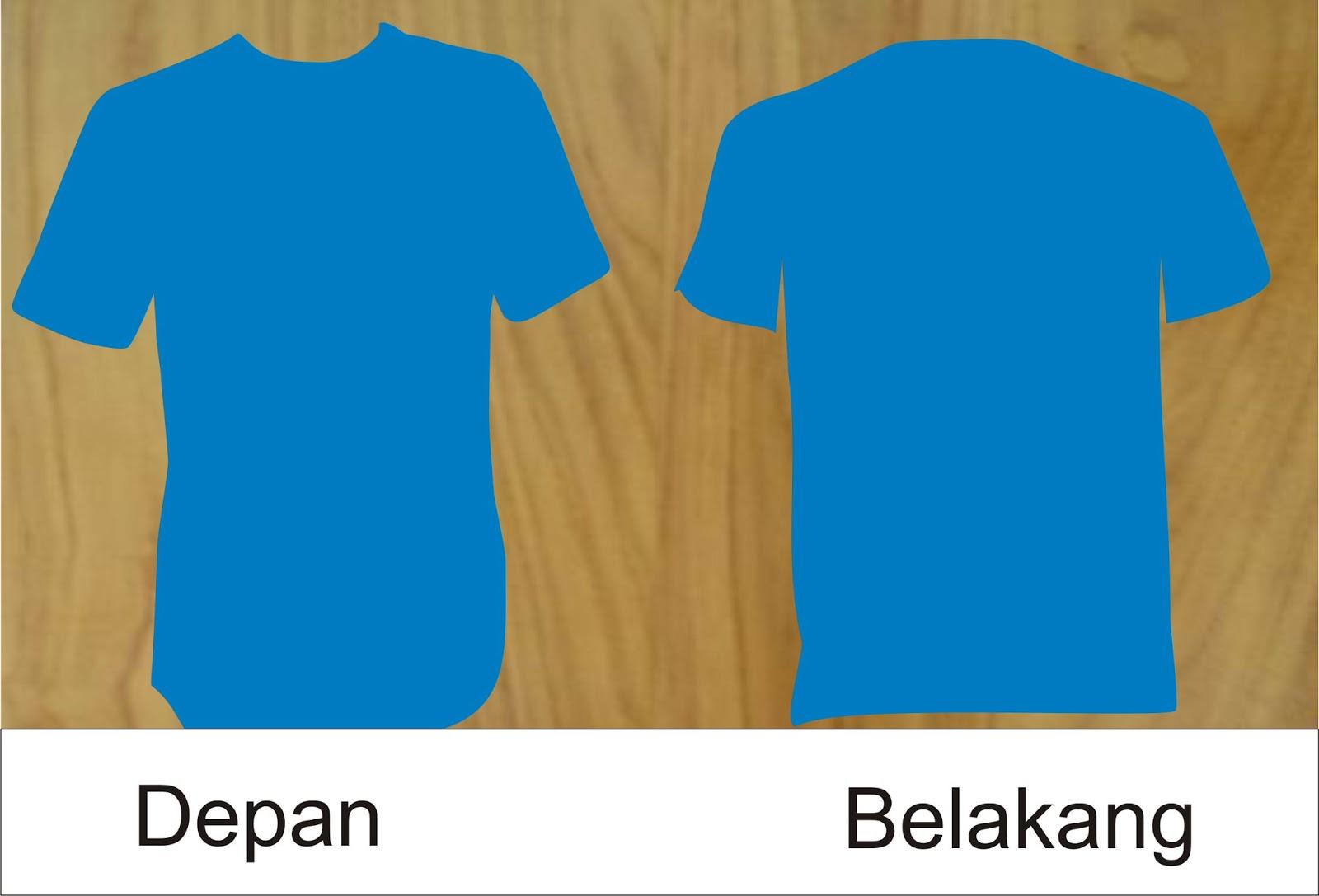 Desain Kaos Polos Biru Muda Depan Belakang 56 Koleksi Gambar 1673