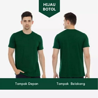 Detail Desain Kaos Polos Hijau Botol Nomer 10