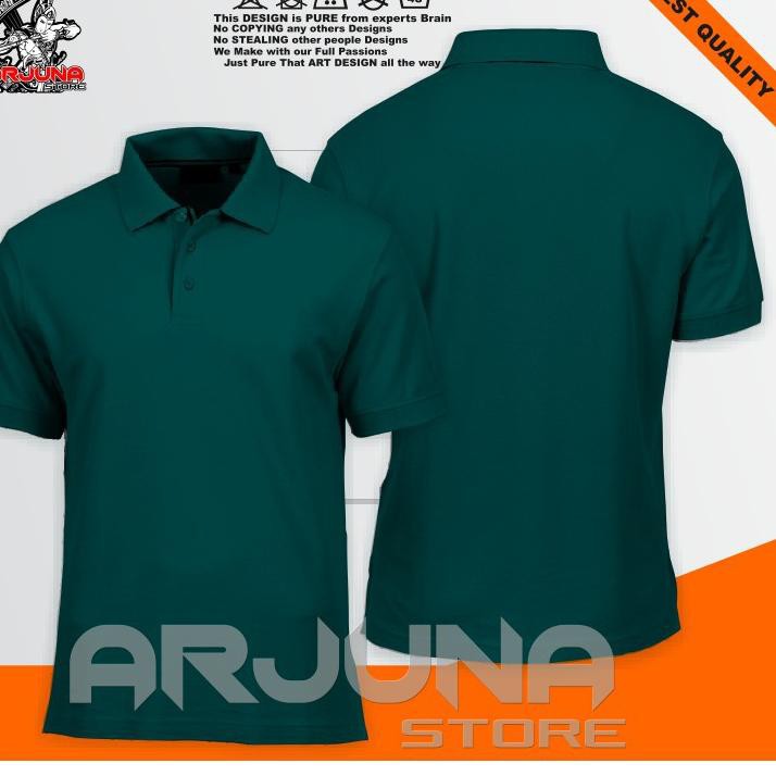 Detail Desain Kaos Polos Hijau Tosca Depan Belakang Nomer 53