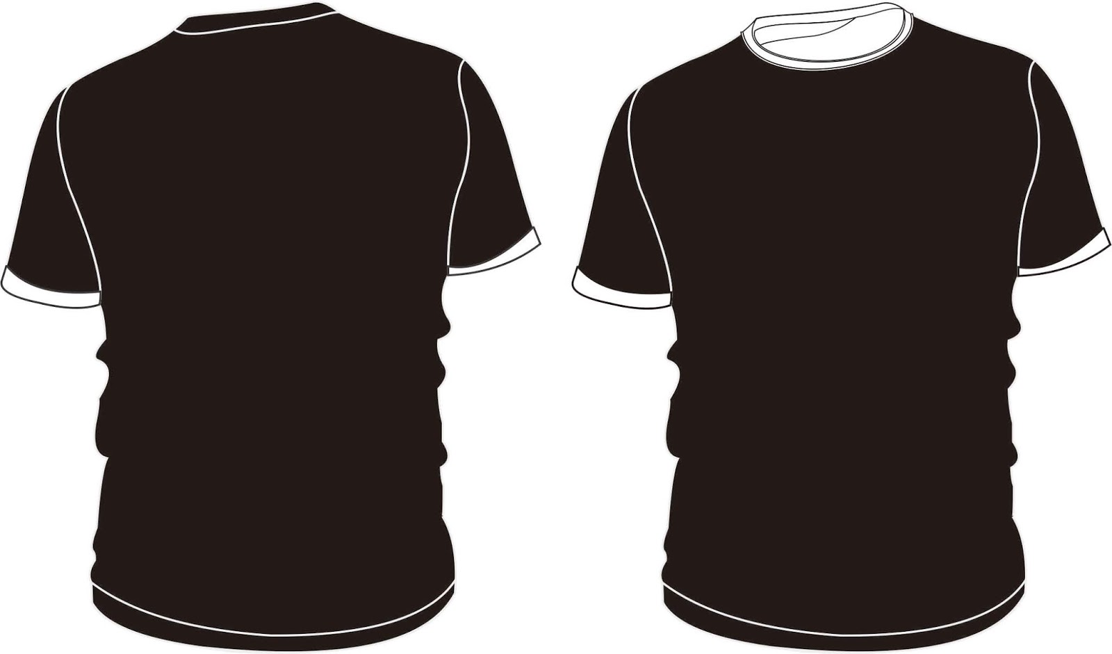 Detail Desain Kaos Polos Hitam Nomer 10