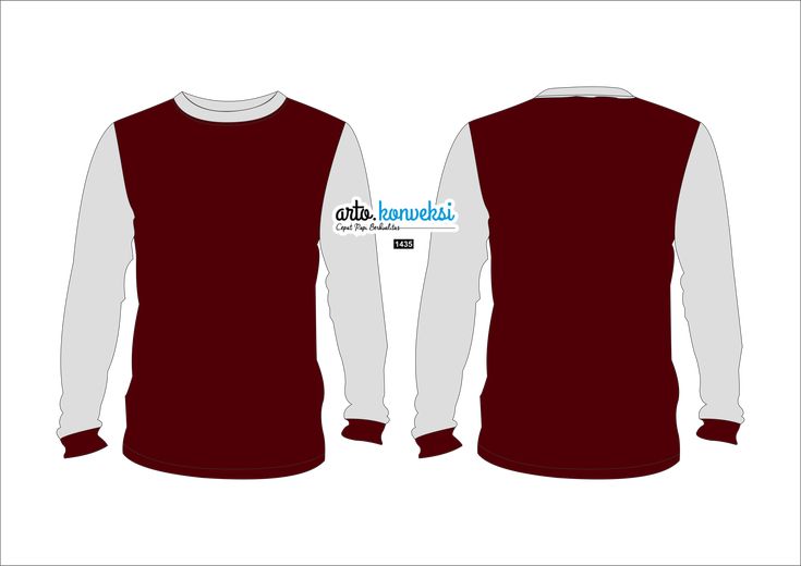 Detail Desain Kaos Polos Lengan Panjang Nomer 24