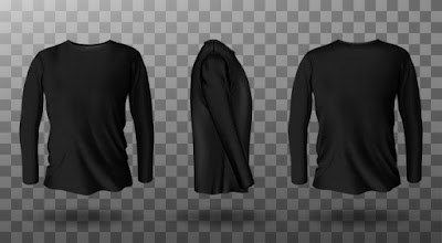 Detail Desain Kaos Polos Lengan Panjang Nomer 33