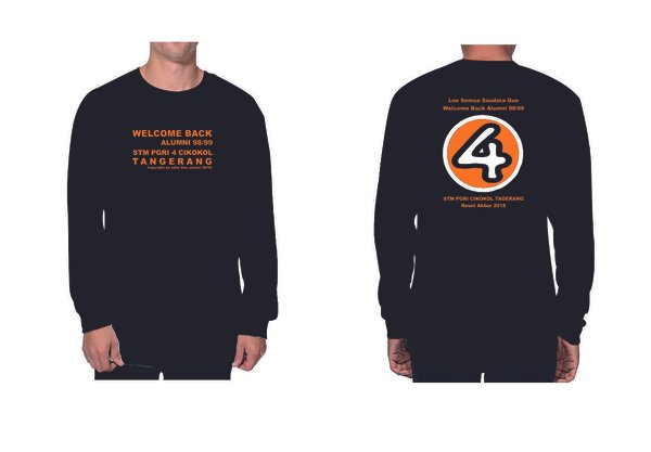 Detail Desain Kaos Polos Lengan Panjang Nomer 42