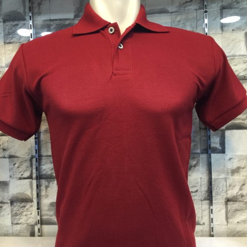 Detail Desain Kaos Polos Merah Maroon Nomer 50