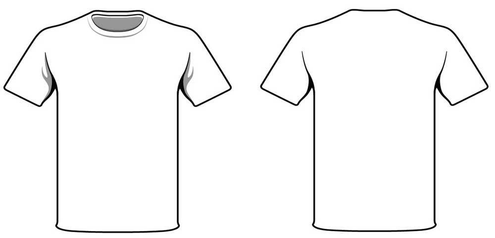 Detail Desain Kaos Polos Putih Depan Belakang Nomer 5