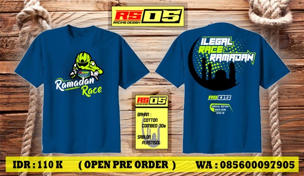 Detail Desain Kaos Racing Keren Nomer 33