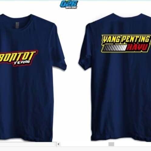 Detail Desain Kaos Racing Keren Nomer 36