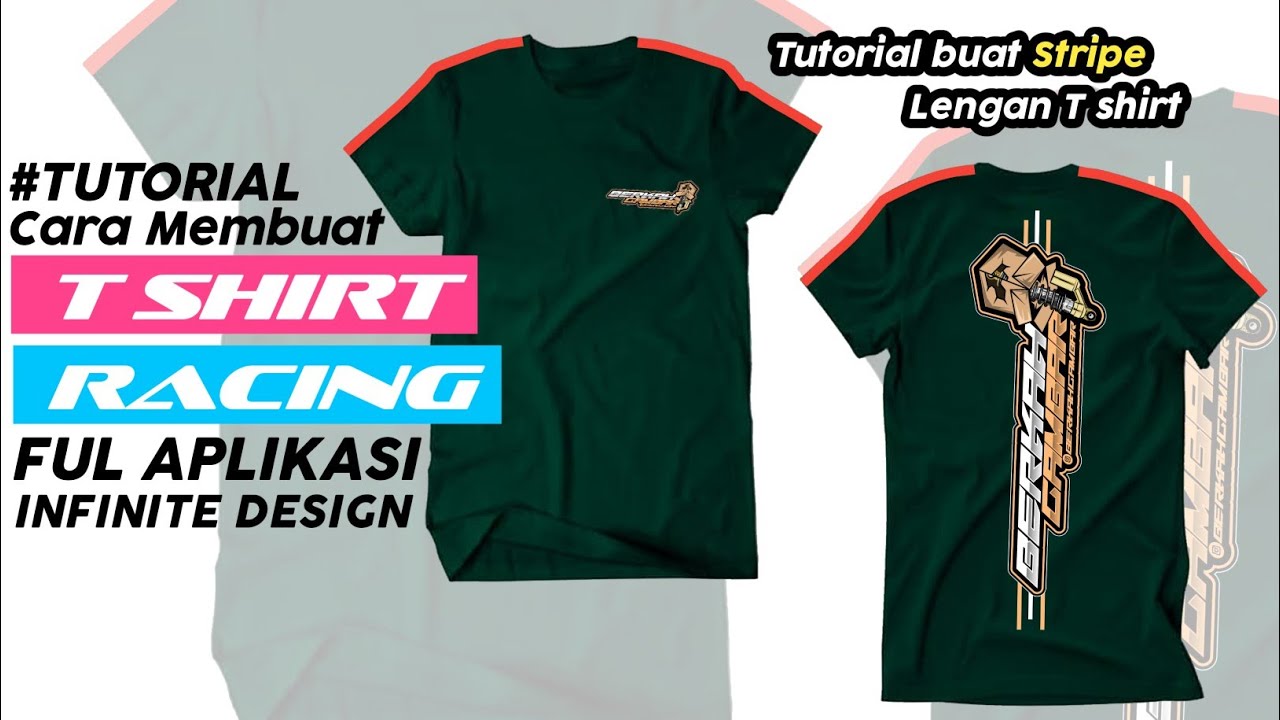 Detail Desain Kaos Racing Keren Nomer 55