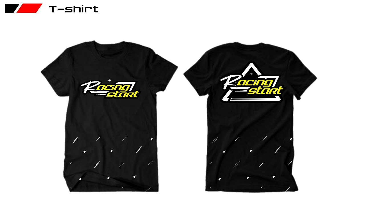 Detail Desain Kaos Racing Keren Nomer 8