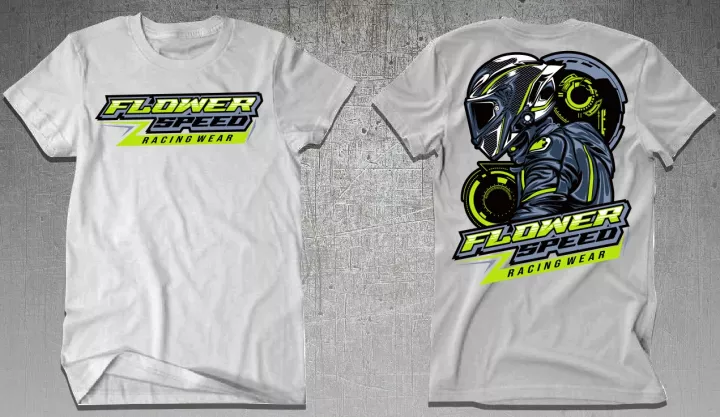 Detail Desain Kaos Racing Start Nomer 46