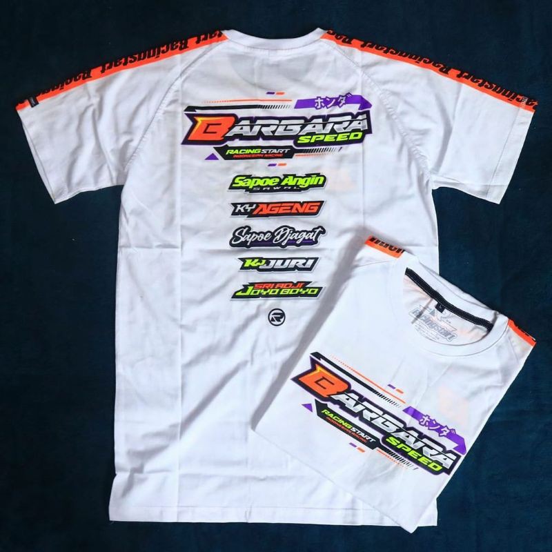 Detail Desain Kaos Racing Start Nomer 6