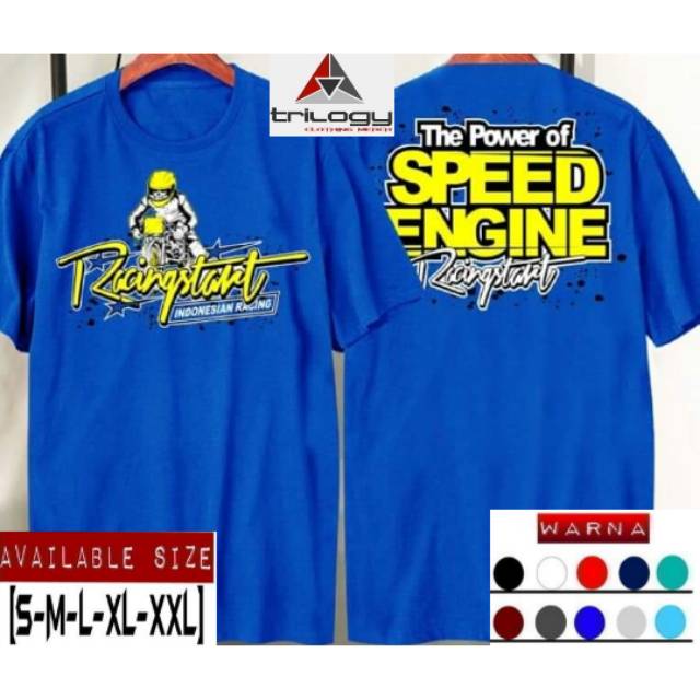 Detail Desain Kaos Racing Start Nomer 53