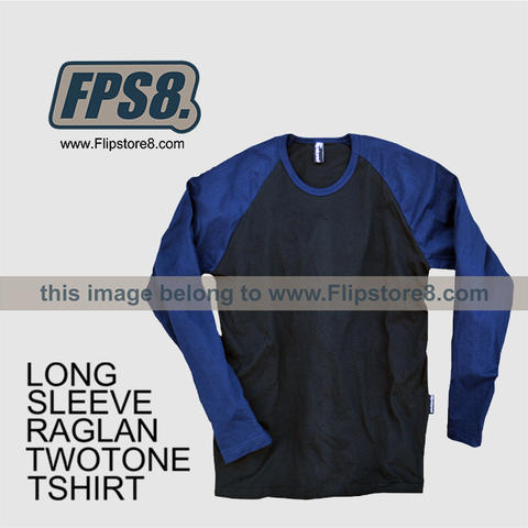 Detail Desain Kaos Raglan Lengan Panjang Polos Depan Belakang Nomer 28