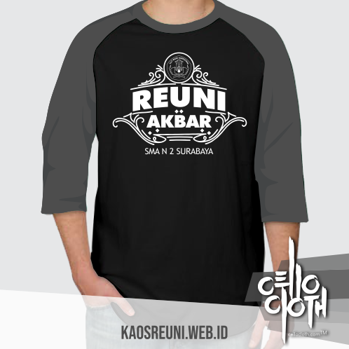 Detail Desain Kaos Reuni Nomer 25