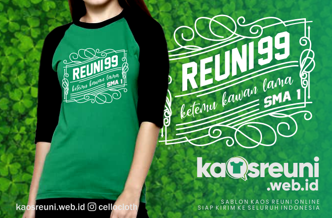 Detail Desain Kaos Reuni Nomer 43