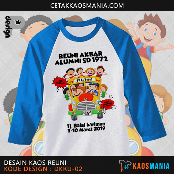 Detail Desain Kaos Reuni Keren Nomer 28