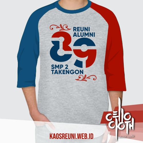 Detail Desain Kaos Reuni Keren Nomer 32