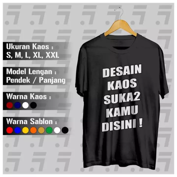 Detail Desain Kaos Sablon Nama Nomer 15