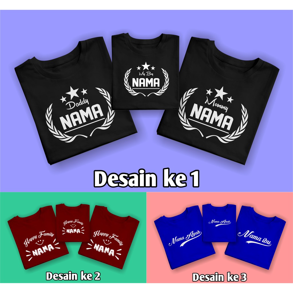 Detail Desain Kaos Sablon Nama Nomer 47