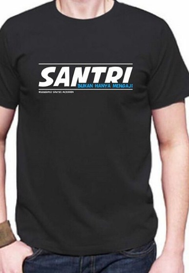 Detail Desain Kaos Santri Keren Nomer 43