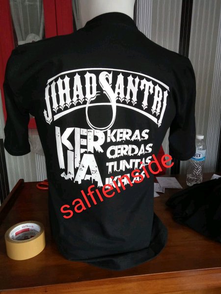 Detail Desain Kaos Santri Salafi Nomer 38