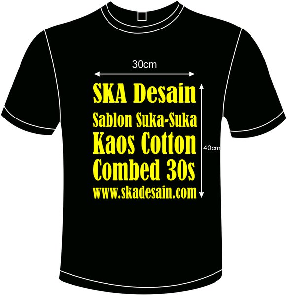 Detail Desain Kaos Ska Nomer 29