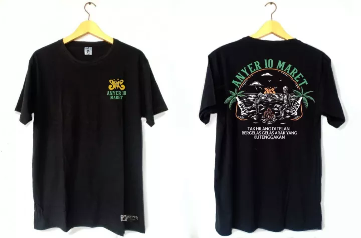 Detail Desain Kaos Slank Nomer 33